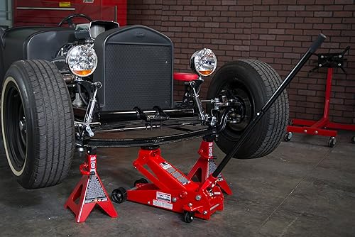 Miniatura 25 de Torin T42002A - Soportes de doble bloqueo (2 toneladas, 1 par), doble cerrojo