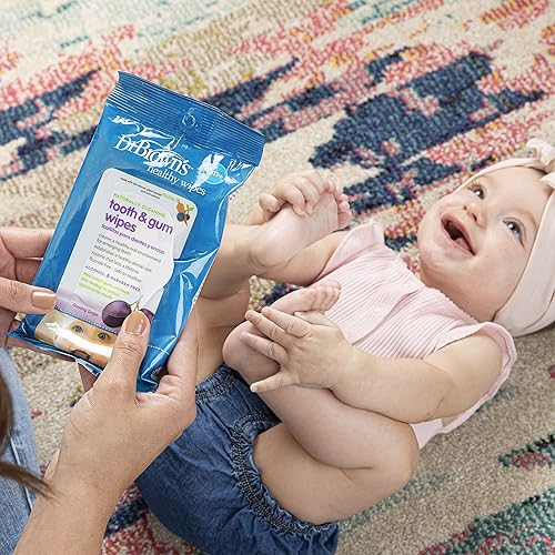 Miniatura 5 de Dr. Brown's Toallitas para dientes y encías, 30 unidades, paquete de 3