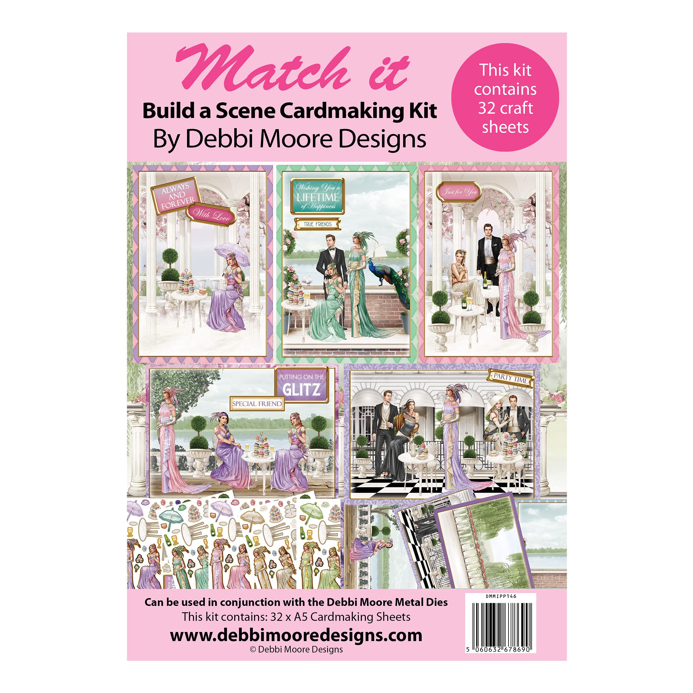 Debbi Moore Designs Ltd Paper Design Pack, A5, Multi
