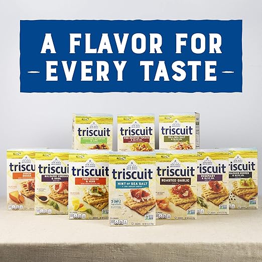 Galletas Triscuit Thin Crisps Ajo Parmesano 7.1 oz miniatura 6
