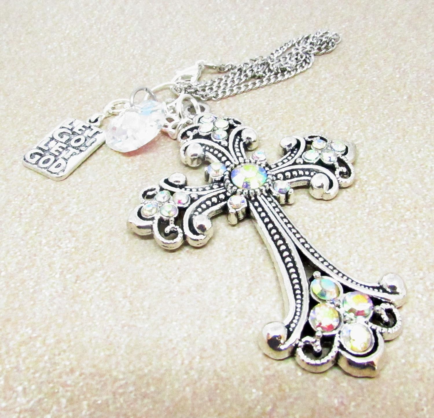 Cross for Car Rearview Mirror Charm - Hanging Crucifix Car Decor - Religious Gift for Women - Image 6