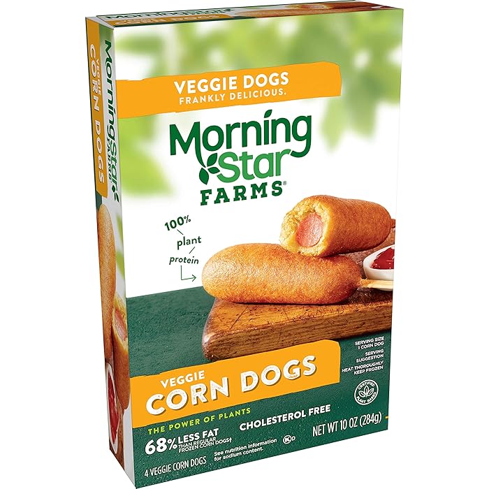 Buy MorningStar Farms Meatless Corn Dogs, Plant Based Protein Vegan