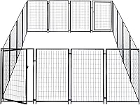 Vista 10 de ALEKO jaula para perro o gato, resistente, corralito, cerca para gallinero, 5 pies x 5 pies x 4 pies