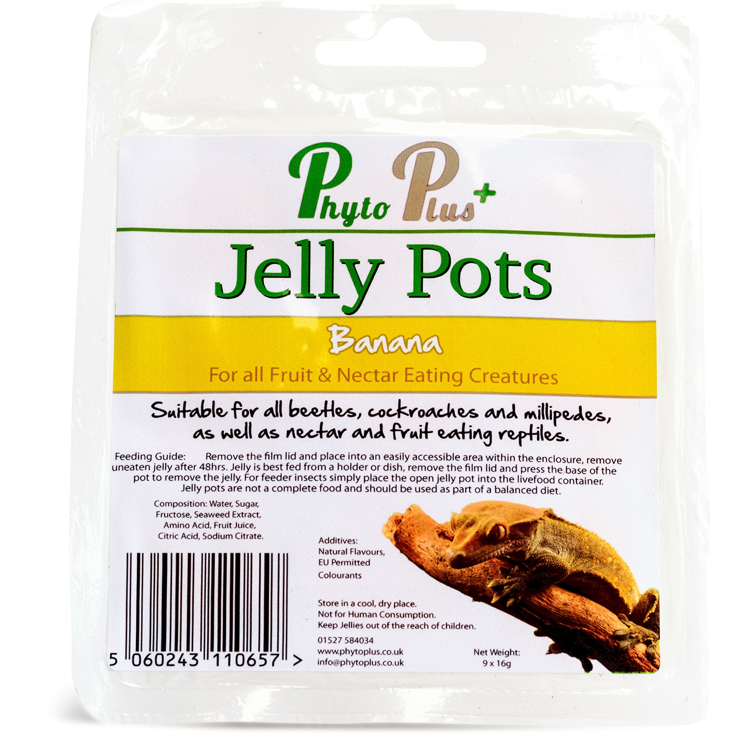 Phyto Plusreptile Jelly Pots Banana Reptile Jelly Pots Reptile