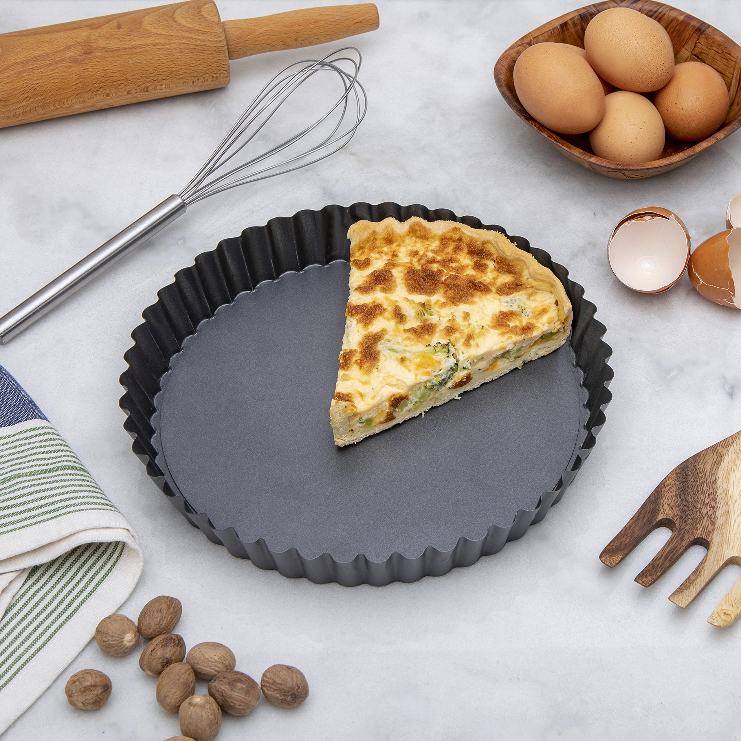 Pendeford Moule à quiche/flan à fond amovible 26 cm