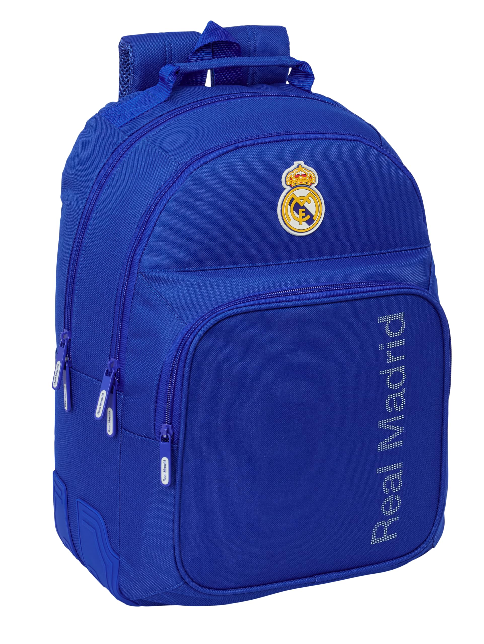 REAL MADRID - Mochila Escolar Infantil, Ideal para Niños de Diferentes Edades, Cómoda y Versátil, Calidad y Resistencia, 32x15x42 cm