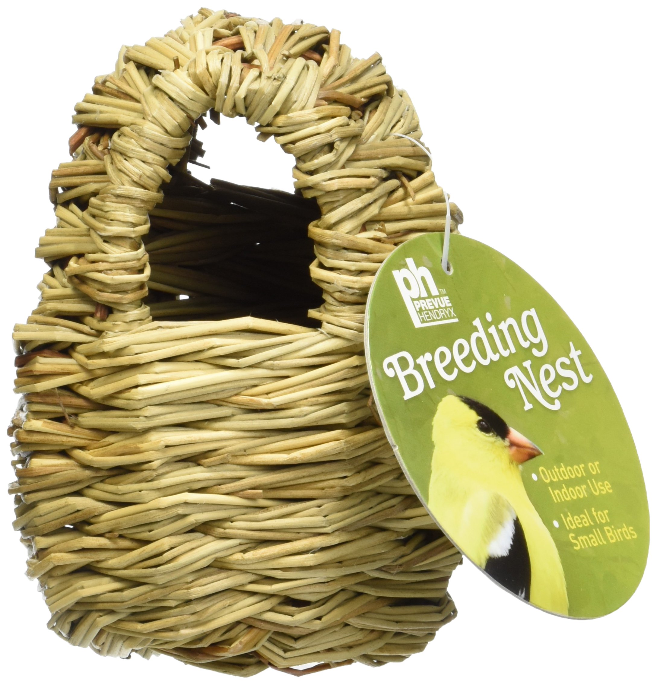 PREVUE PET PRODUCTS BPV1151 gniazdo gałązki ptaków pokryte ziębą, 10 cm