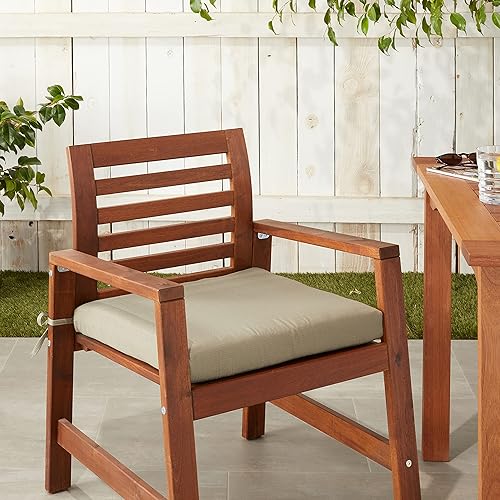 Miniatura 6 de Pillow Perfect Forsyth - Cojines sólidos para asientos de patio y interiores y exteriores, con relleno de fibra de felpa, resistentes a la