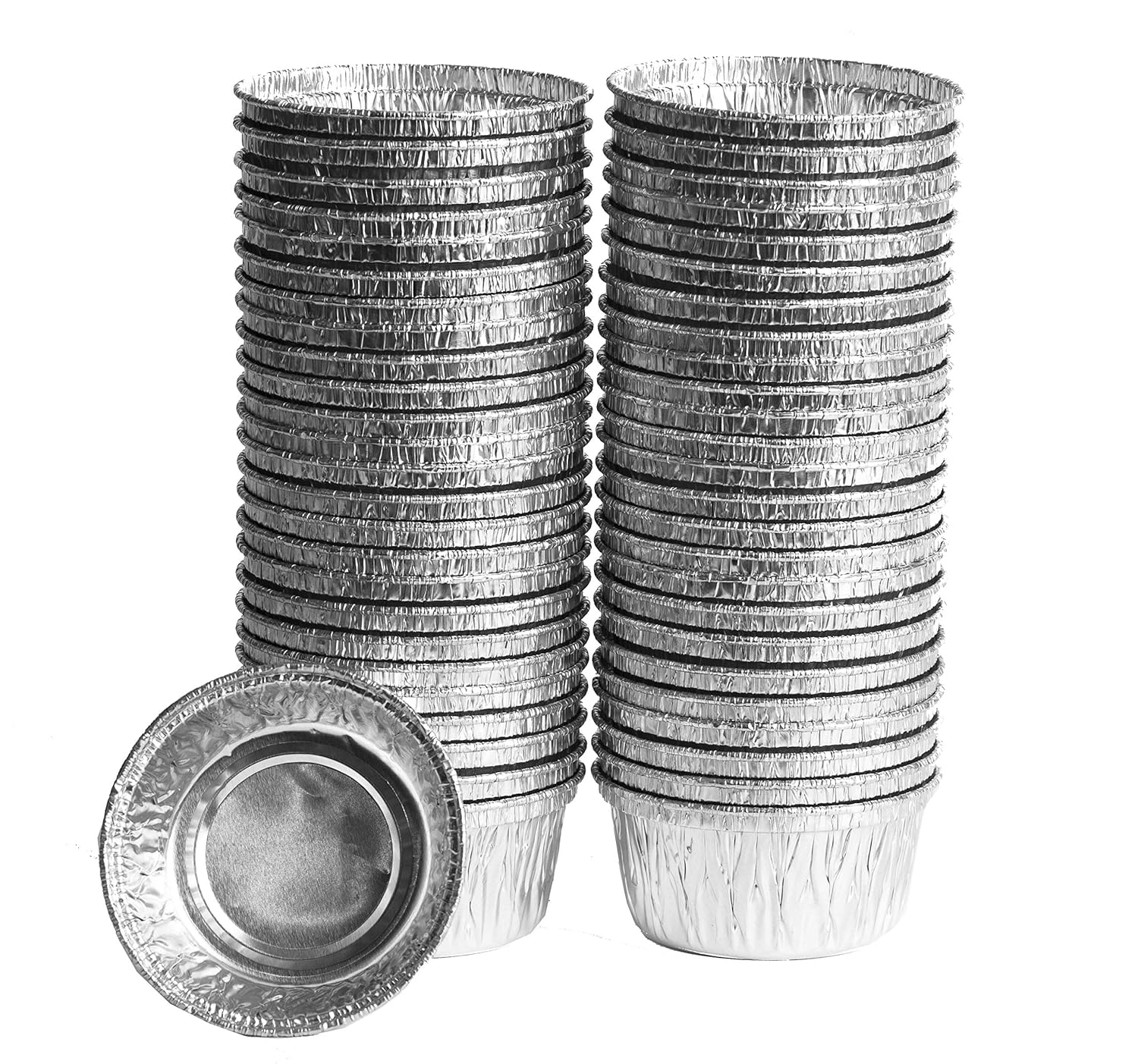 Buy EHOMEA2Z Disposable Ramekins, Foil Baking Cups 50 Pack 4 oz Heavy