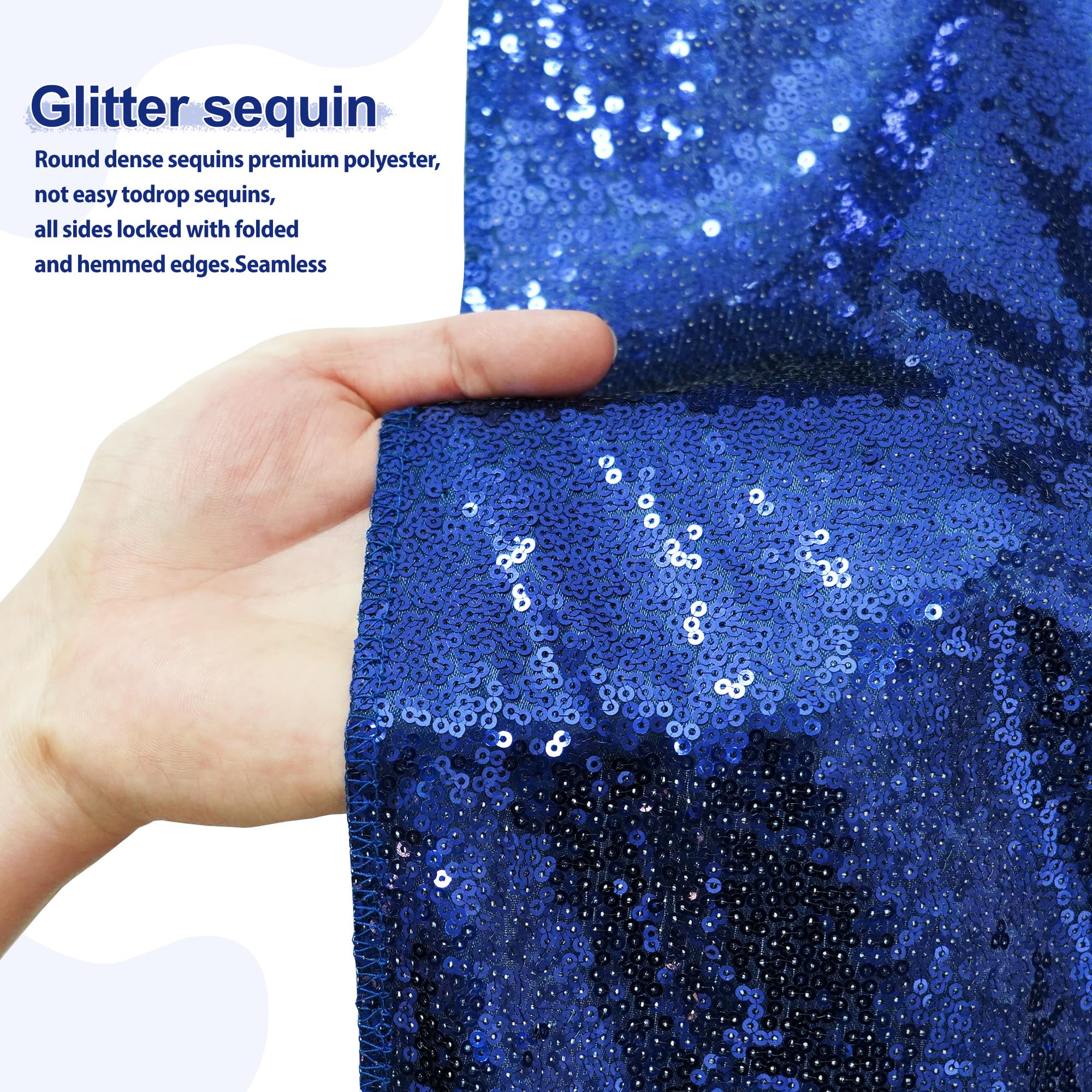 Sequin Backdrop 183x243cm Iridescent Shinny Sequin Photography Backdrop Party Prom Wedding Youtobe Banquet Photo Background (6x8 feet) — view 74