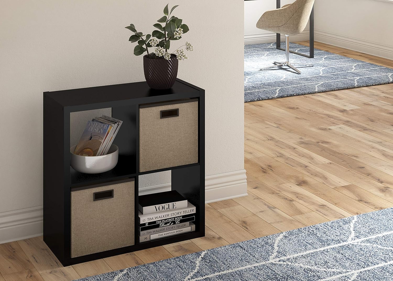 Onе-Dау Sаlе: Uр tо 40% оƒƒ ClosetMaid 4556 Decorative Open Back 4-Cube Storage Organizer, Black