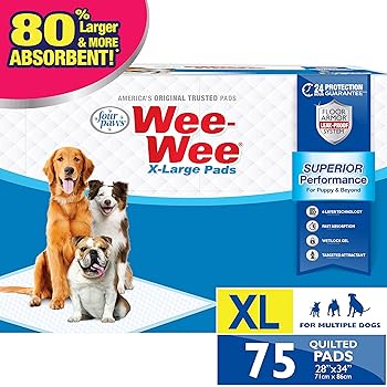 largest pee pads for dogs