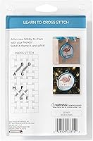 Vista 2 de Bucilla 1st My First - Kit de punto de cruz, 3 pulgadas, color rosa