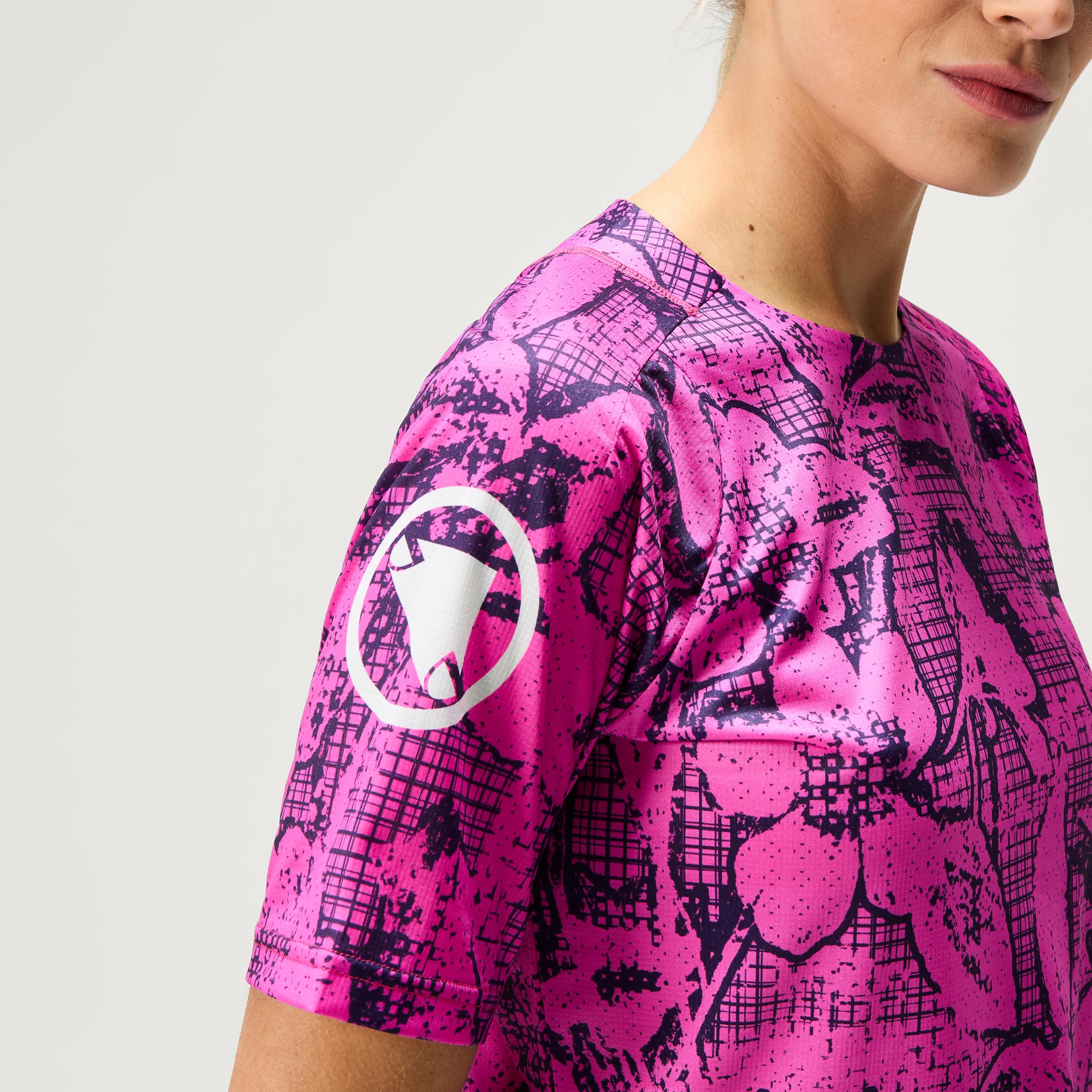 Endura Singletrack Short Sleeve Cycling Core tee Singletrack - Camiseta de Manga Corta para Ciclismo Mujer