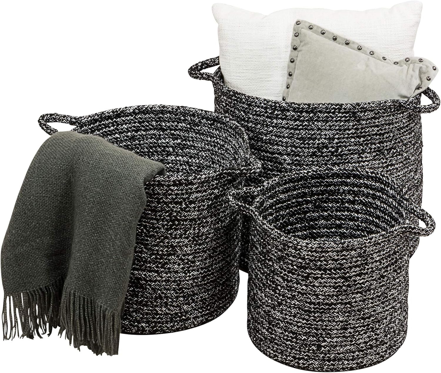 Scott Living Glam Black Basket