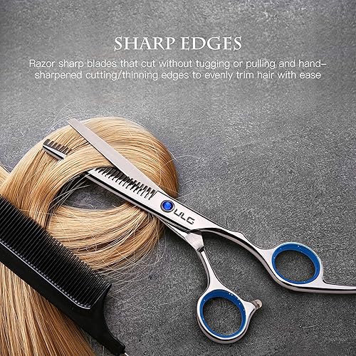 Miniatura 5 de Corte de pelo tijeras de salón de peluquería UlG peluquería tijera profesional Razor Edge pelo Entresacar japonés fina de acero inoxidable