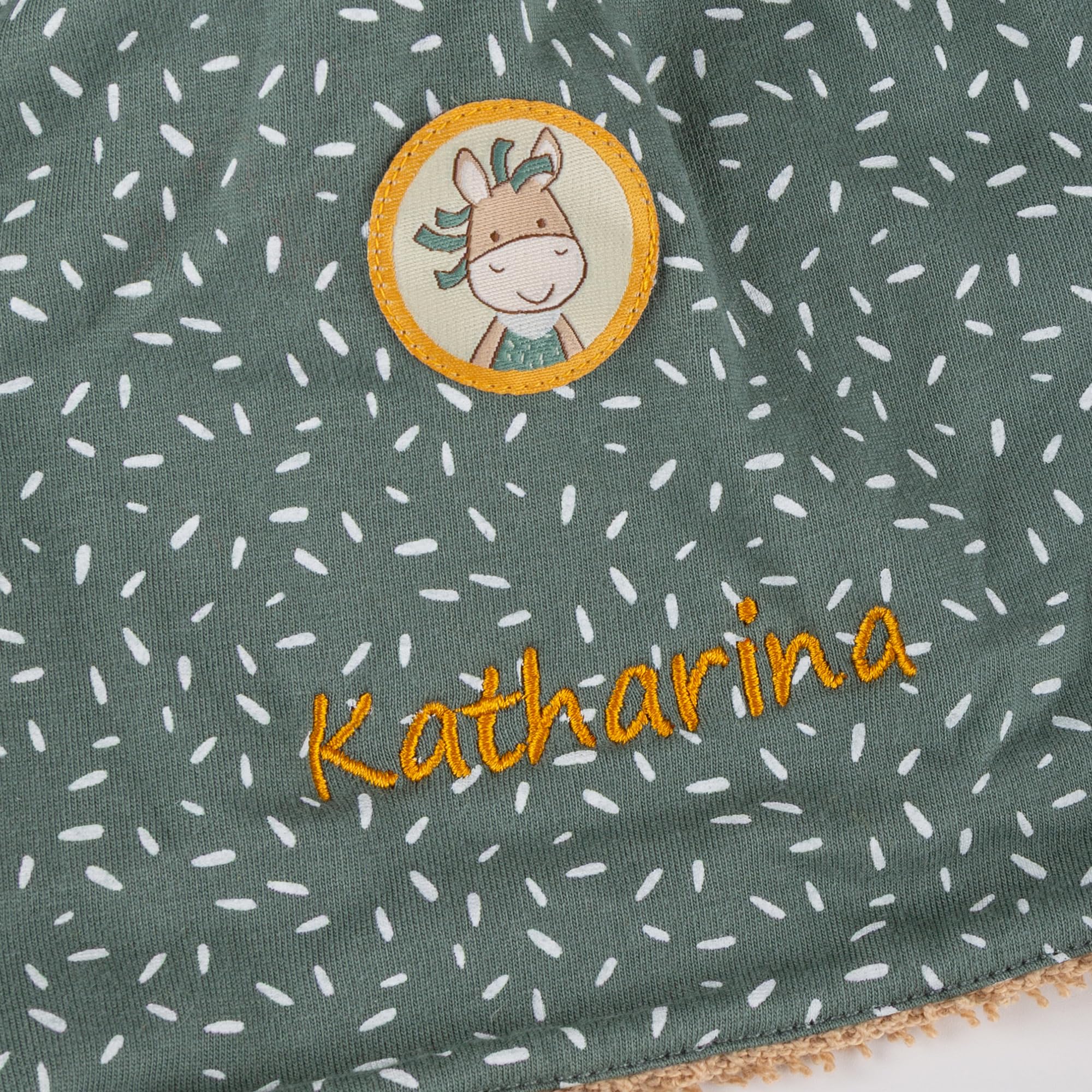 Sigikid Schmusetuch personalisierbar mit Namens-Stickerei - Geschenk für Babys zur Geburt oder Taufe - Schnuffeltücher & Trösterchen Stofftier Schnuffeltuch Babyspielzeug