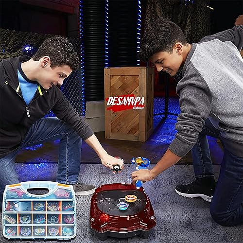 Miniatura 2 de Bey Battling Tops Burst SuperKing B-172 World Spriggan con hojas de bahía lanzador de cuerda juego de batalla juego de batalla juguetes de