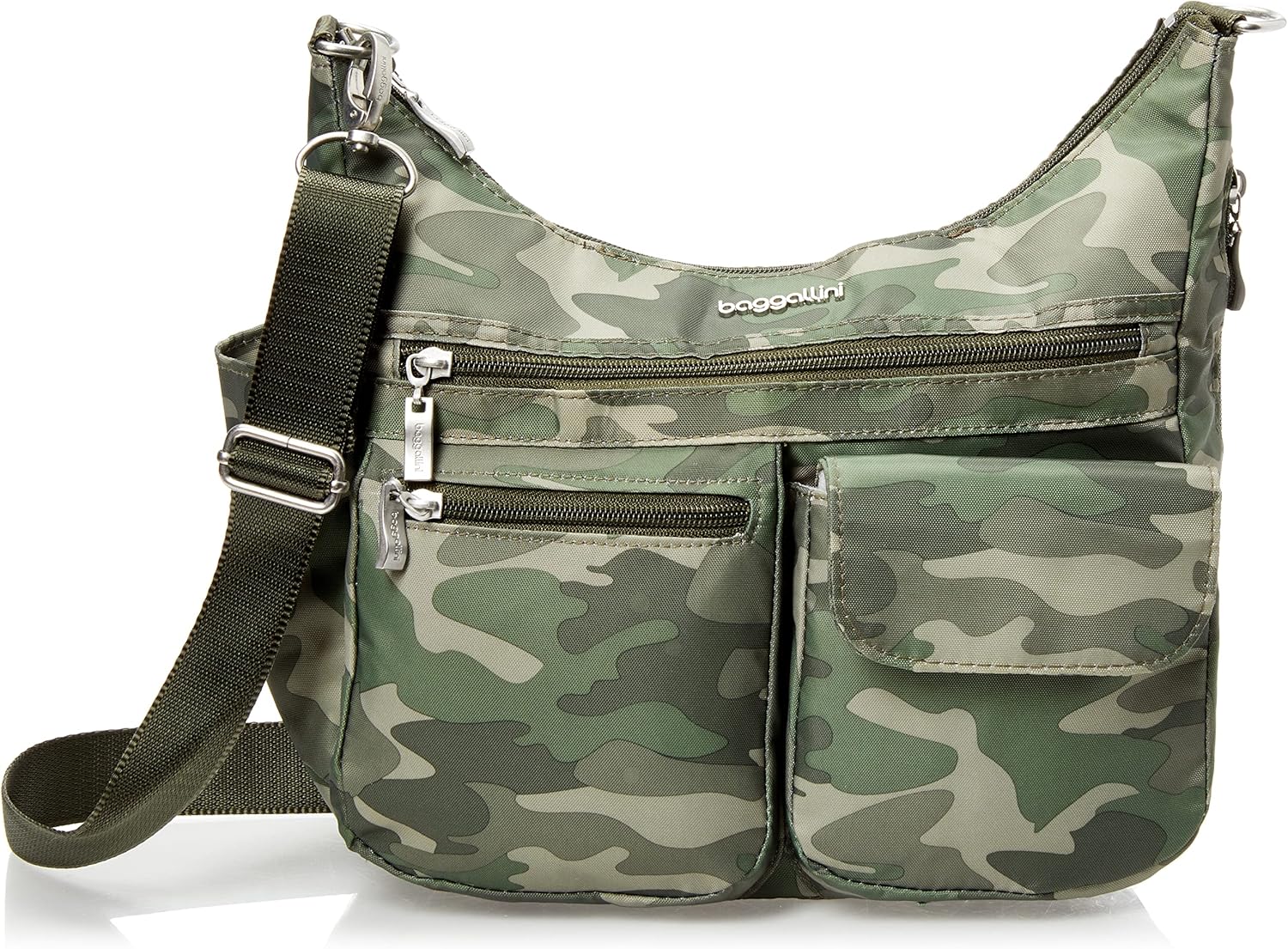 Baggallini Womens Modern Everywhere Crossbody Bag for Women 11x9x4.5" Rfid Hobo Bag