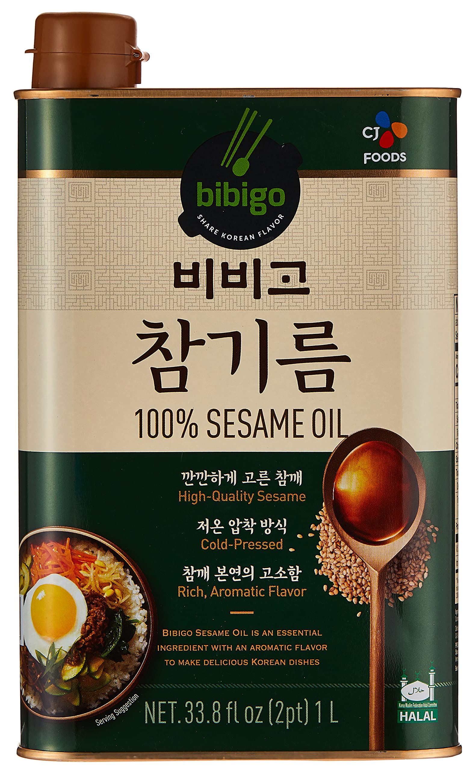 bibigo CJ Sesame Oil 1 Liter