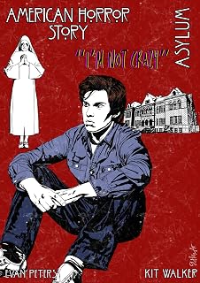 AHS Asylum poster | Kit Walker print | Evan Peters art (A5-15x21cm)