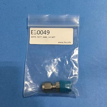 E30049 Compression Fitting for Temperature Sensors, 24 mm Diameter, Stainless Steel 316Ti/1.4571