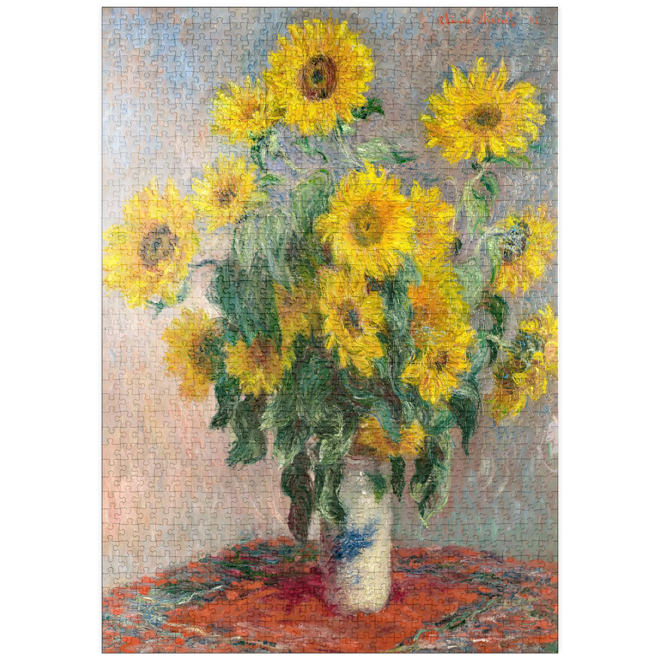 Bouquet Of Sunflowers (1881) By Claude Monet - Premium 1000 pieces Puzzle - MyPuzzle special collection from pyornis