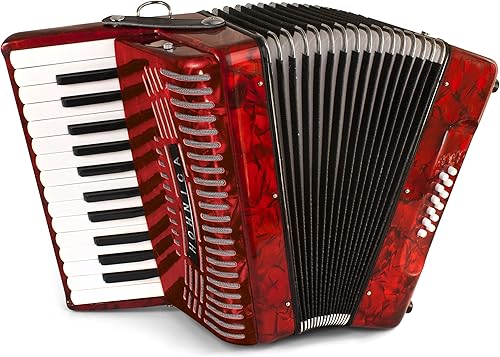 Miniatura 3 de Hohner Acordeones 1303-RED - Acordeón para piano de nivel de entrada (12 bajos)