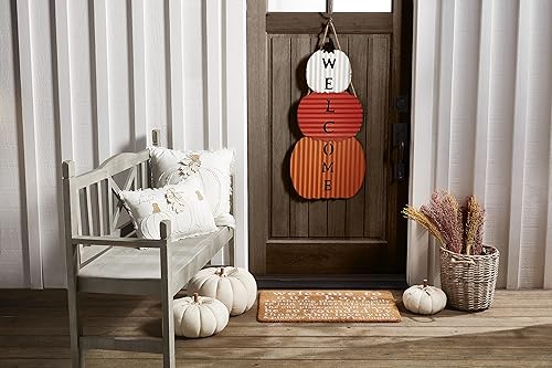 Miniatura 5 de Mud Pie Almohada de calabaza blanca, 1 unidad (paquete de 1), Always Be Thankful