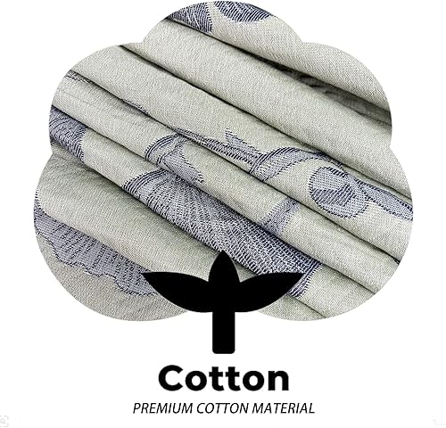 Miniatura 3 de Bifqioy Edredón de hojas de ginkgo tamaño Queen, color verde y gris, reversible, de algodón, para todas las estaciones, manta ligera de muselina