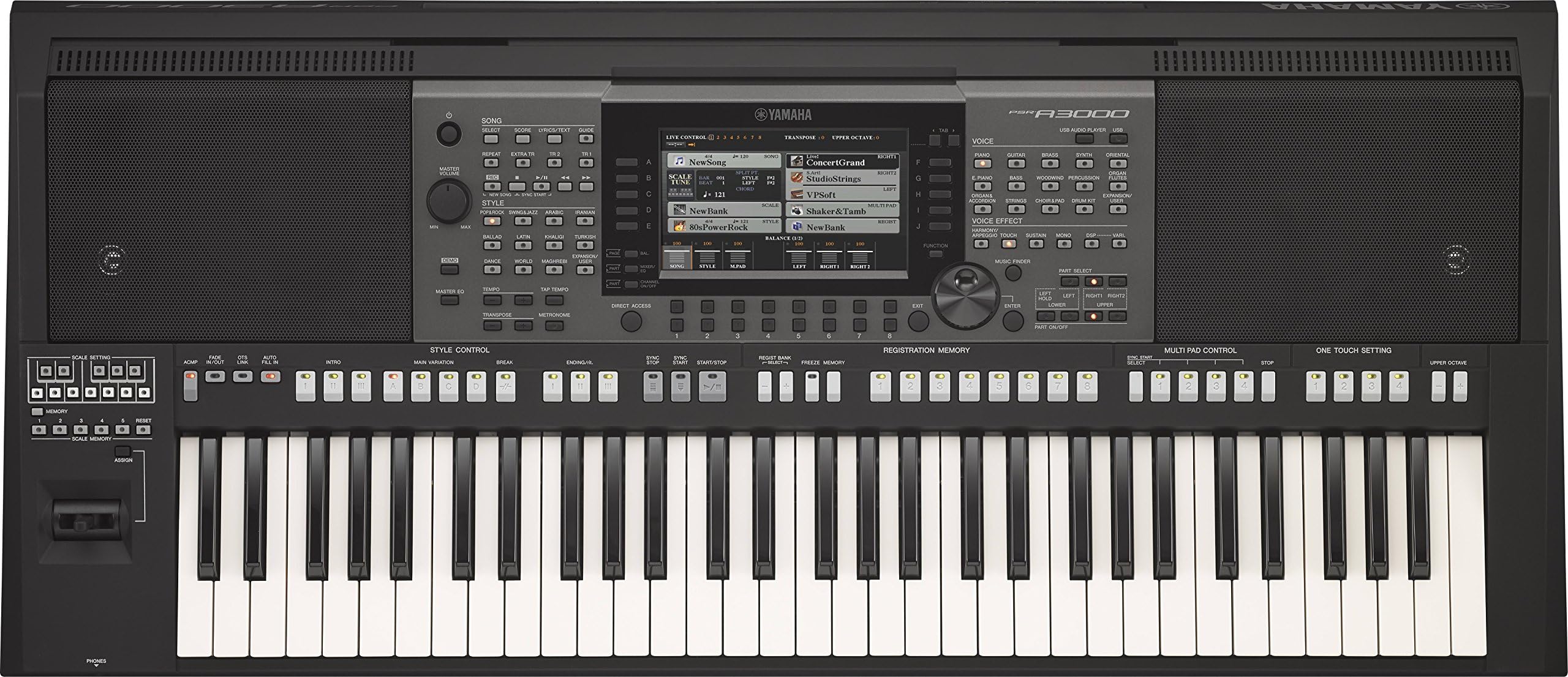 Yamaha PSR-A3000 61-Key World Arranger Workstation
