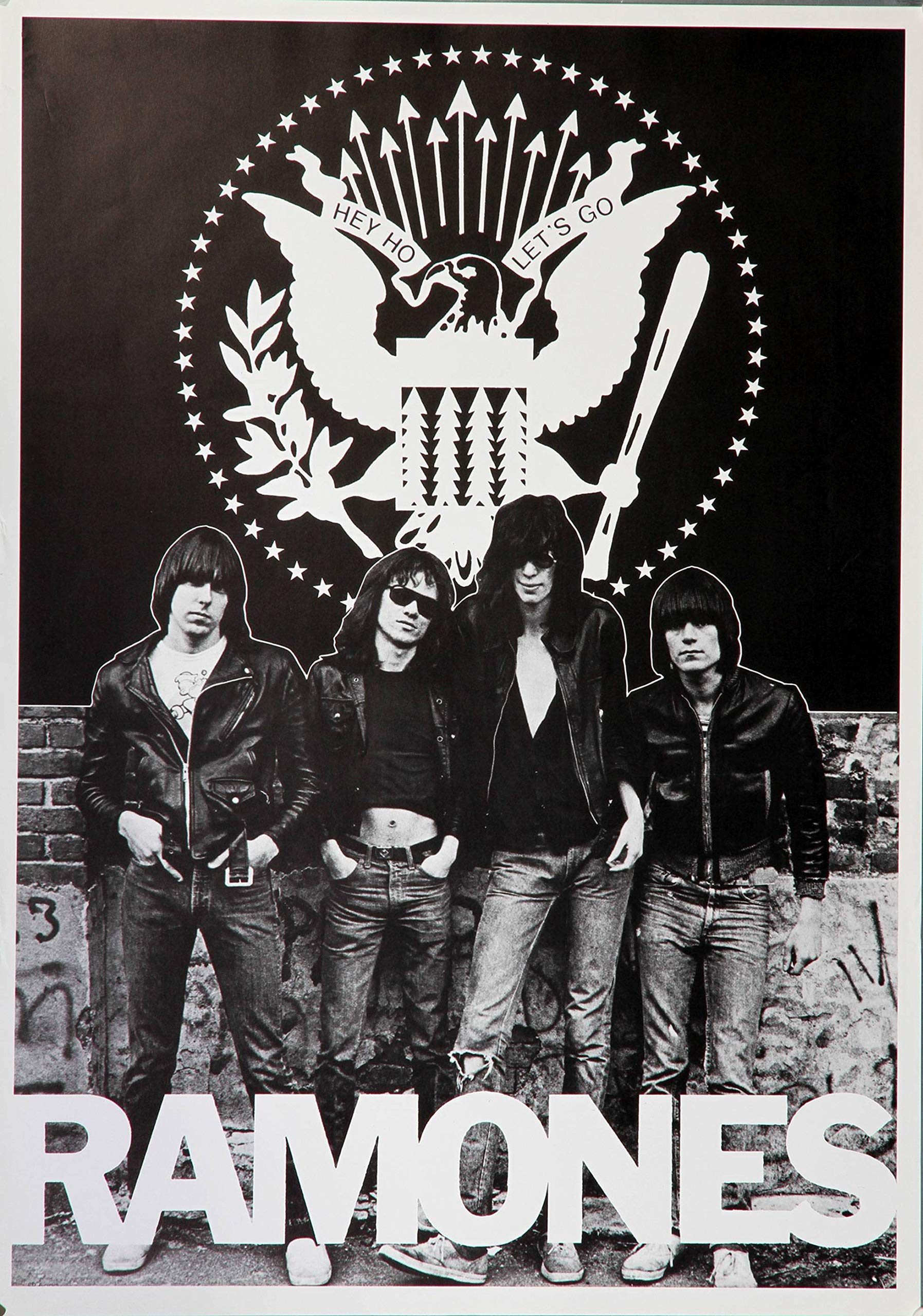 Premium Poster/Plakat | DIN A1 | Wanddeko | Live Konzert Veranstaltung » The Ramones - Hey Ho - Let´s Go, 1991 «
