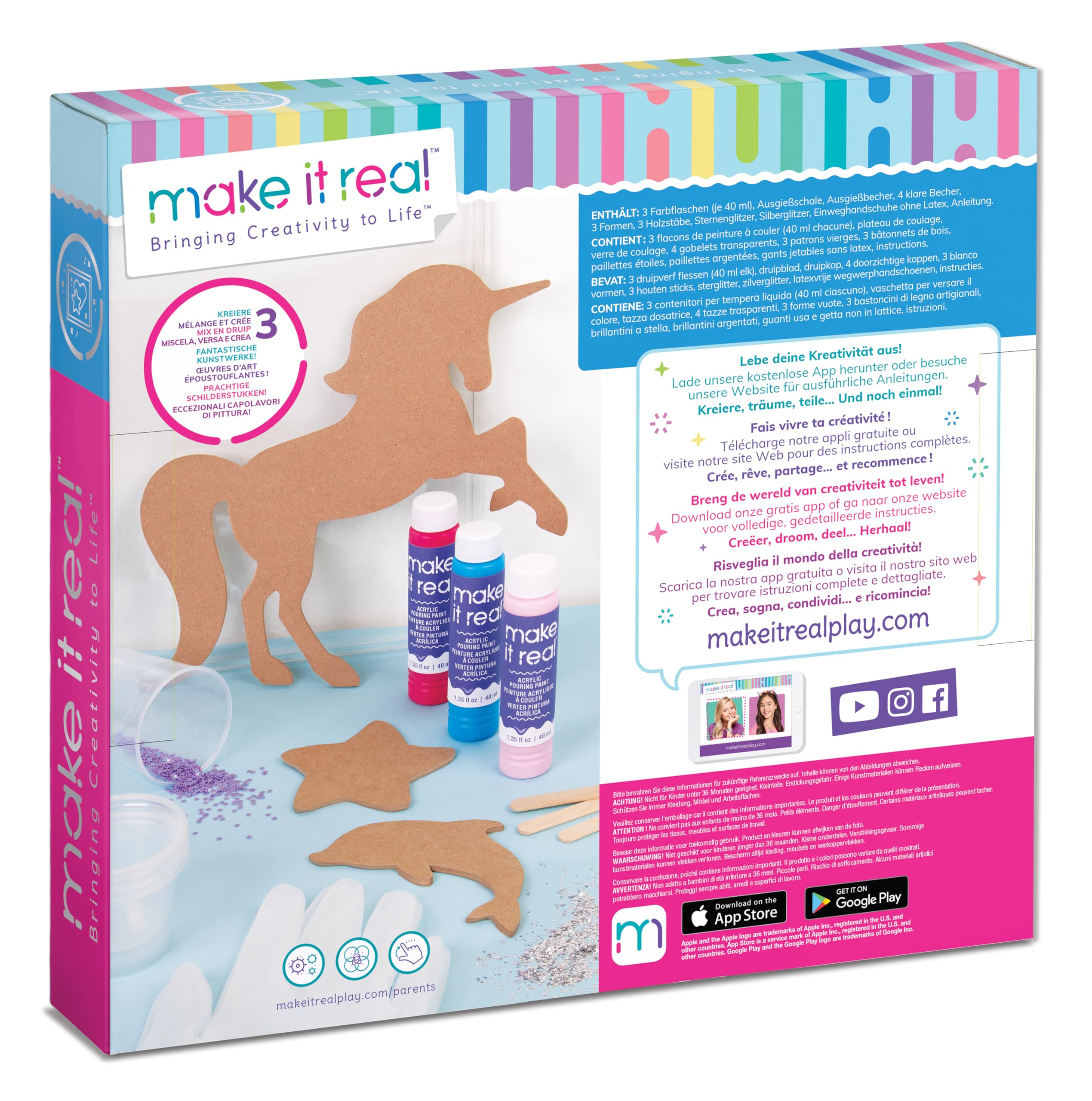 Make It Real - Master Pieces Paint Pouring (1410)
