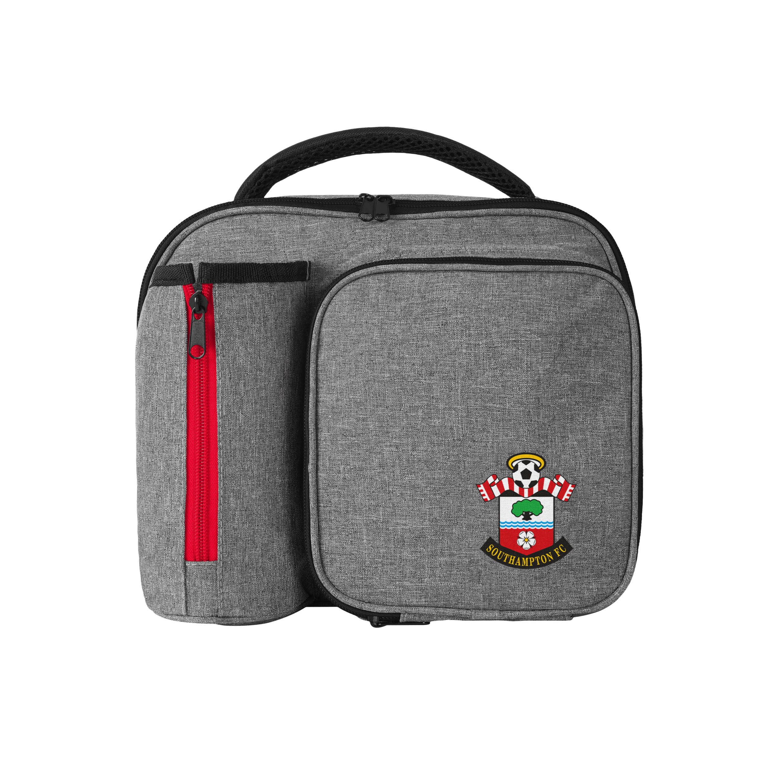FOCO Officially Licensed Southampton FC Grey Lunch Bag With Bottle Holder