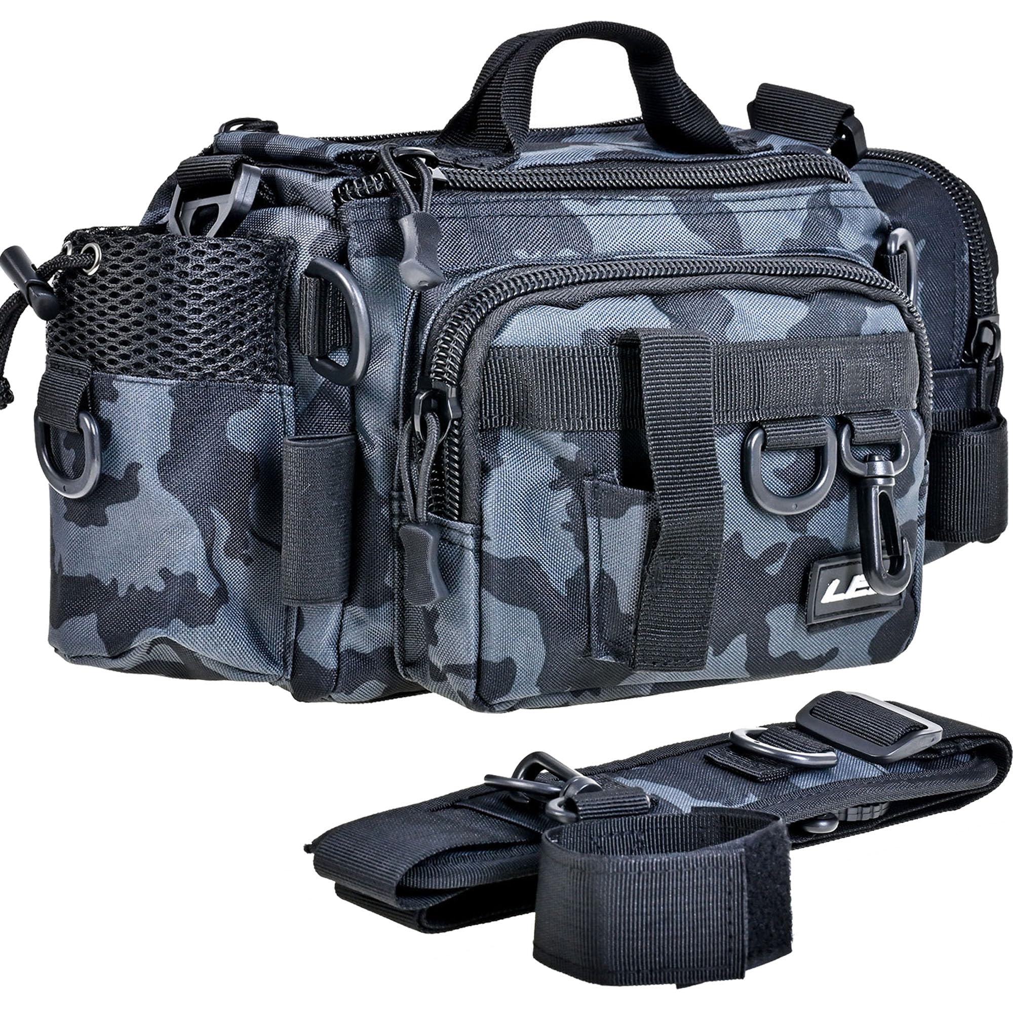 YUEMING Angelgerätetasche, Karpfentasche für Angler, Angeltasche Umhängetasche Tragbarer Groß Rucksack Angelbeutel,Aufbewahrungstasche für Outdoor-Angelausrüstung