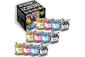 Ink Compatible with Brother LC203CL LC203 XL for J460DW MFC-J880DW Ink Cartridge...