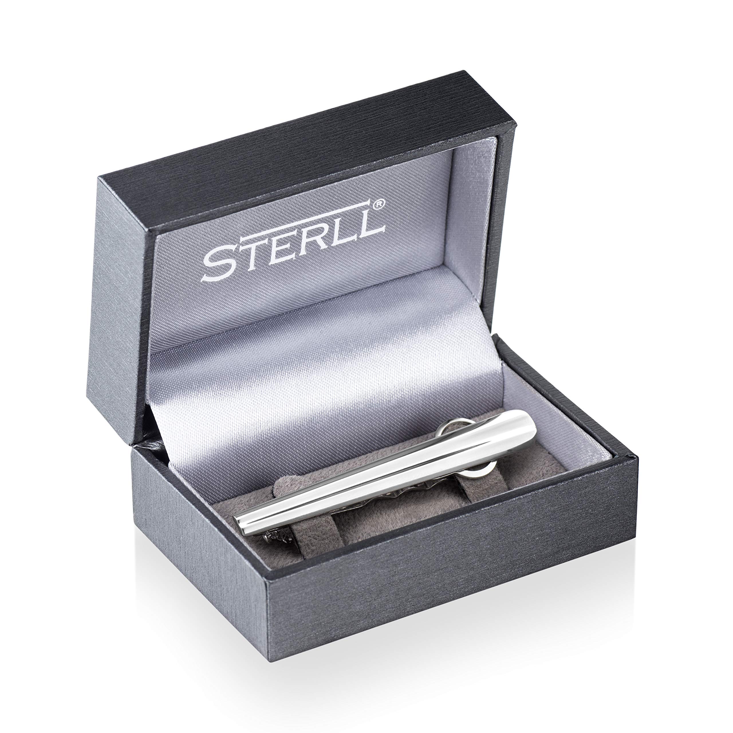 Exquisite 925 Silber Krawattennadel Mit Kettensicherung Hochwertiges Handwerksstück