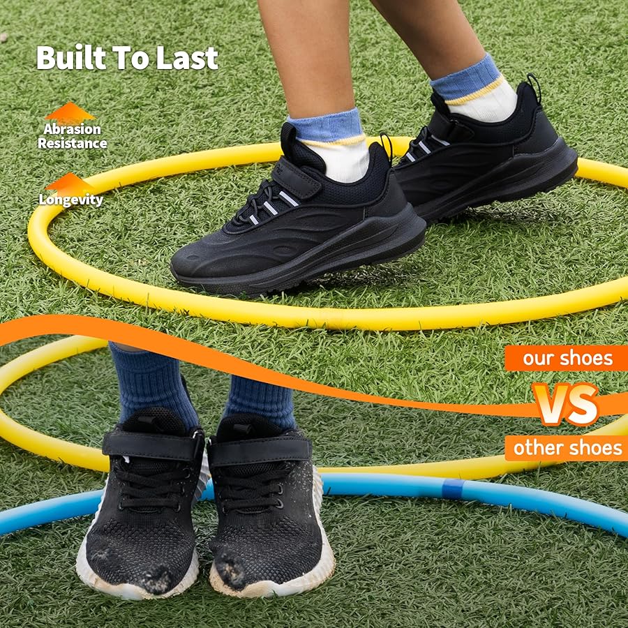 Scarpe Sportive Bambini DREAM PAIRS – Tennis Per Ragazze E Ragazzi, Leggere E Antiscivolo Con Riflettenti - Foto 3