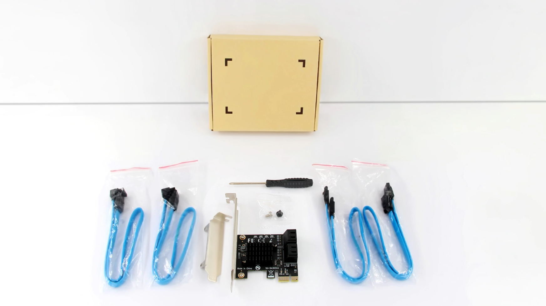 Amazon.com: SATA Card PCIE 3.0, 4 Port with 4 Cables, Controller