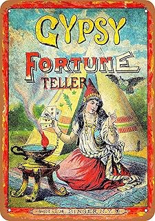 8x12 Metal Sign - Gypsy Fortune Teller - Vintage Retro Wall Decor Art
