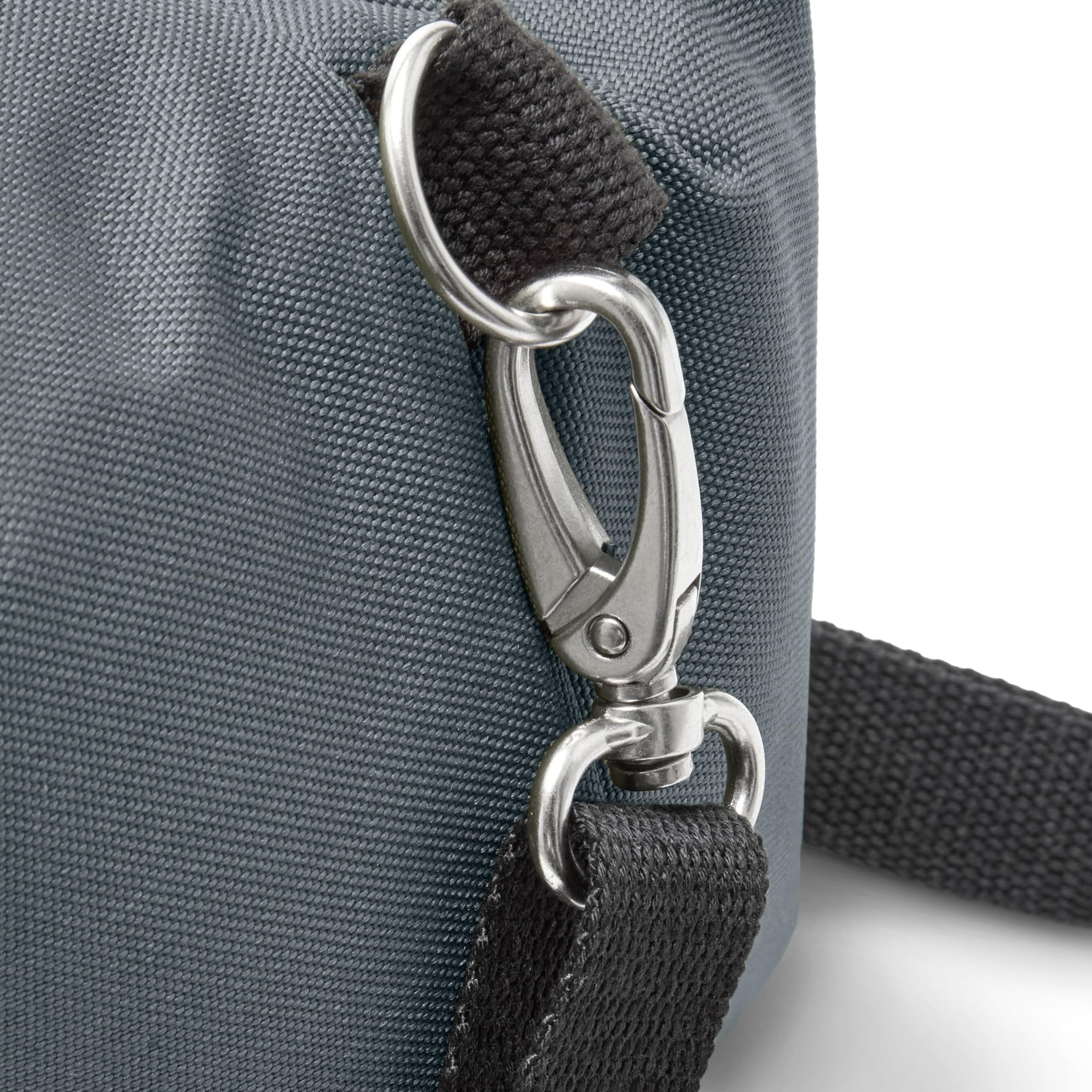 Black+Blum Izolowana torba na lunch 10 l – torba chłodząca z recyklingu z paskiem na ramię, szczelna termiczna torba chłodząca dla kobiet, mężczyzn i dzieci, wielokrotnego użytku, bez BPA, łupkowa