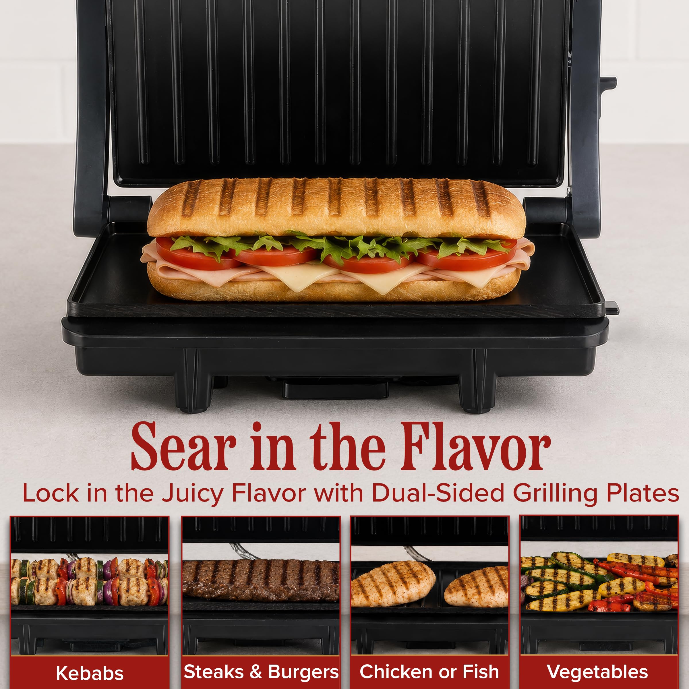 Amazon.com: Classic Cuisine Panini Press Sandwich Maker and