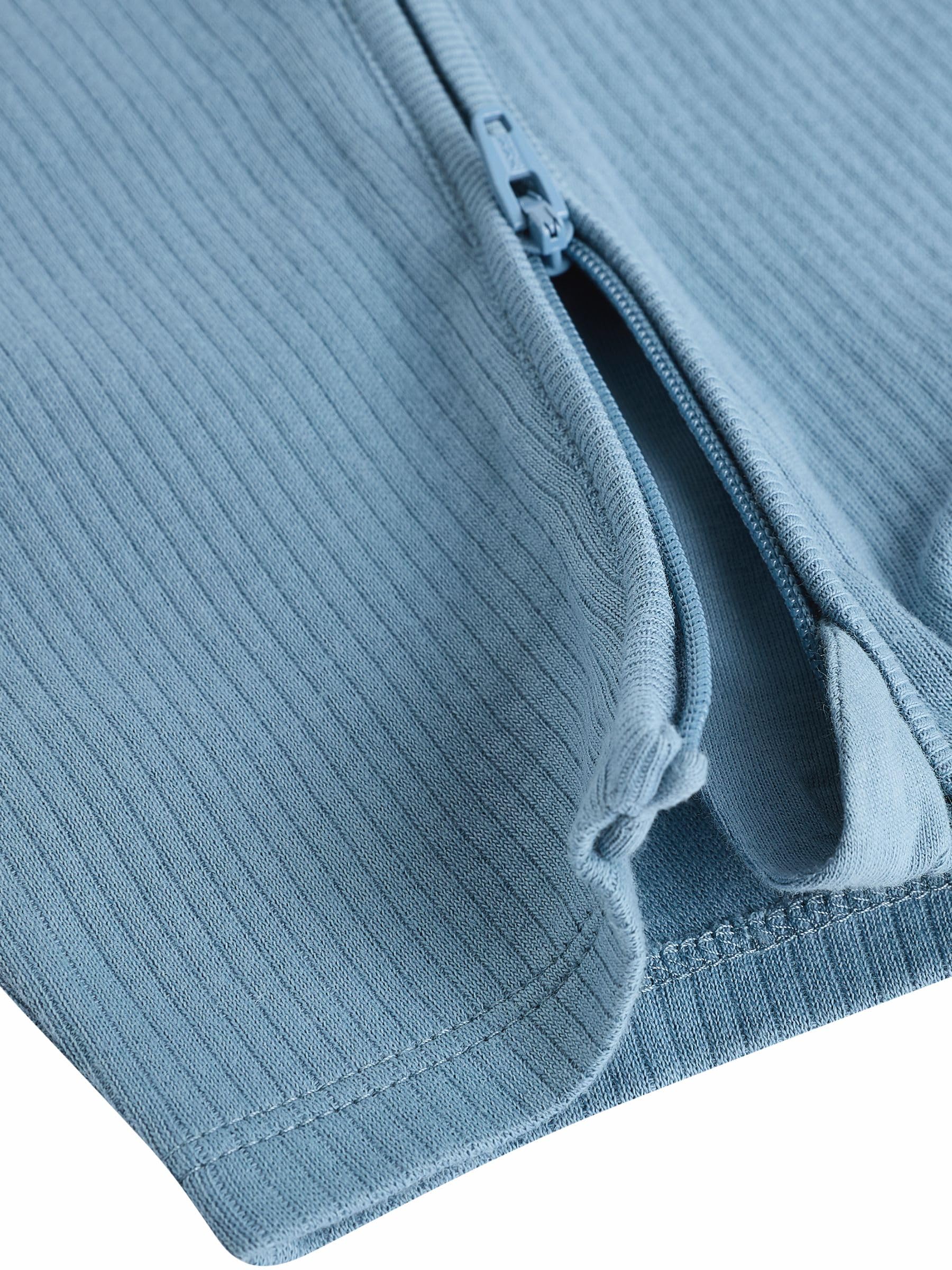 NEXT Bébé Barboteuse 100% coton avec fermeture zippée double sens pour bébé, lot de 3