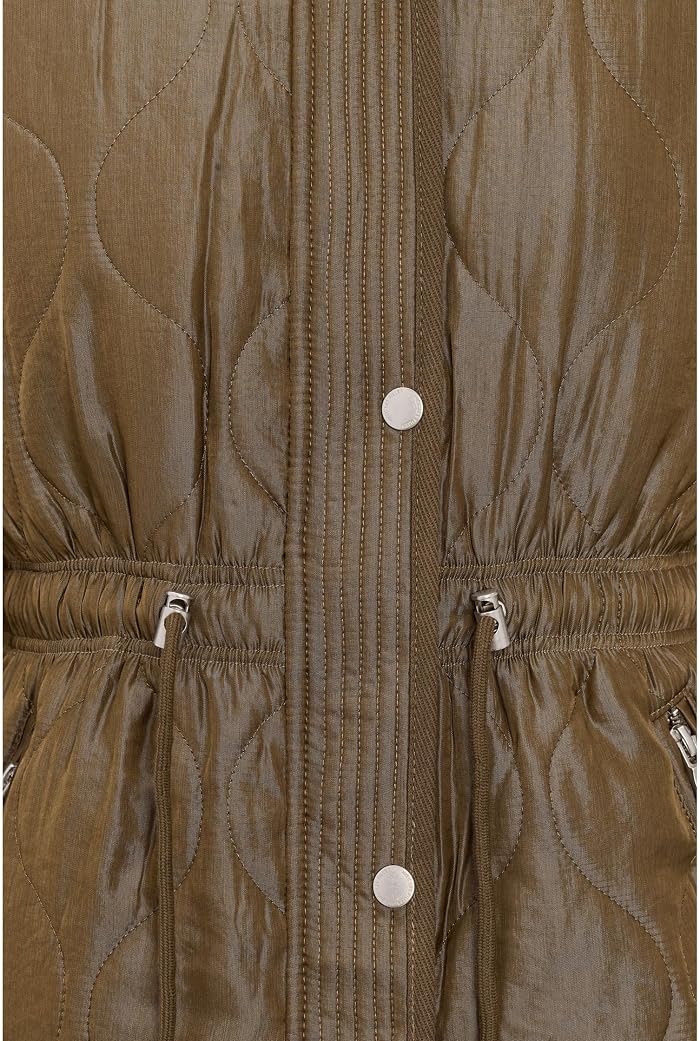 Женские Avec Les Filles Quilted Jacket With Drawstring — фото 2