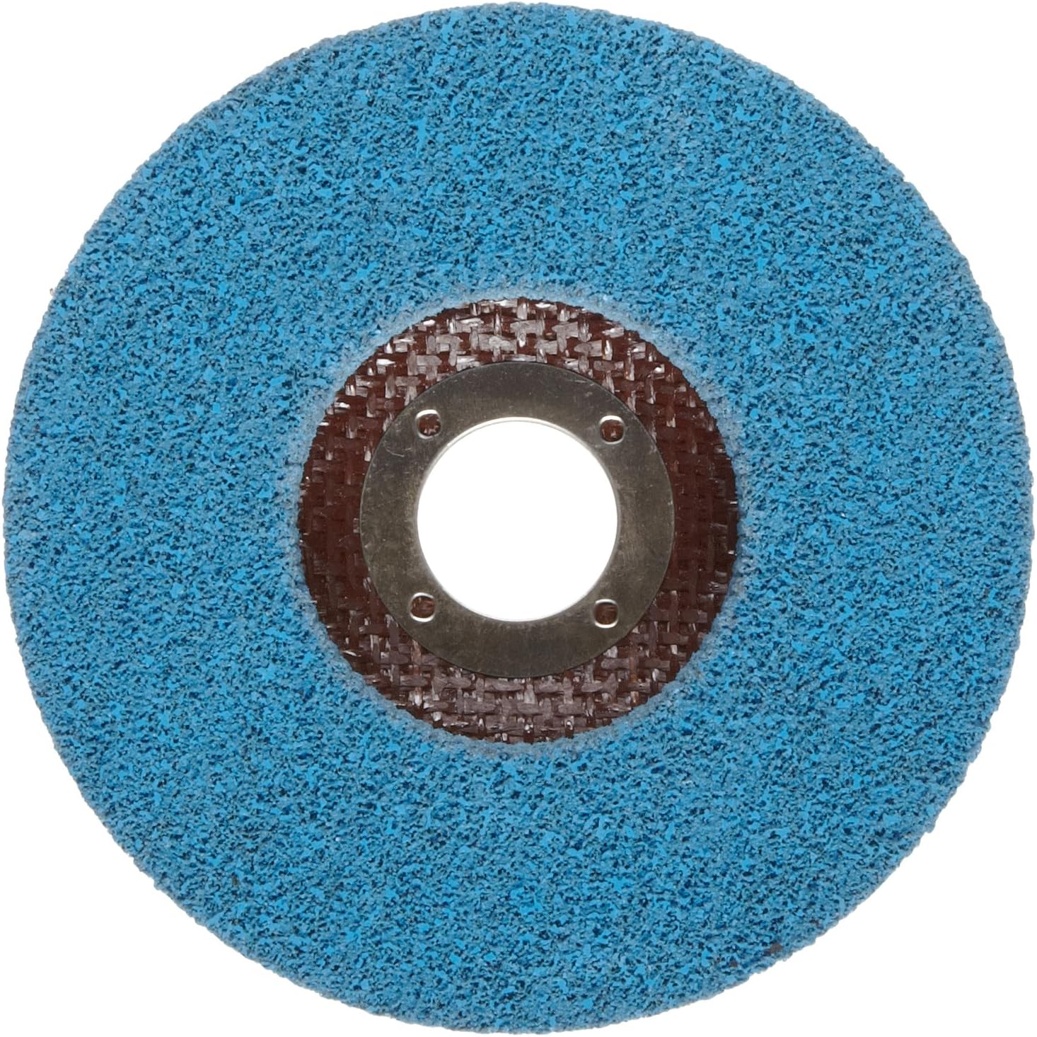 Bear-Tex Depressed Center Vortex Rapid Finish Unified Nonwoven Abrasive Wheel, Type 27, 4-1/2" Diameter, 7/8" Arbor, Grit 5AM (Pack of 10)