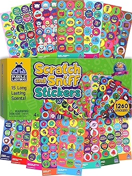 紫色瓢虫刮刮乐贴纸 - 儿童节日礼物与激励贴纸