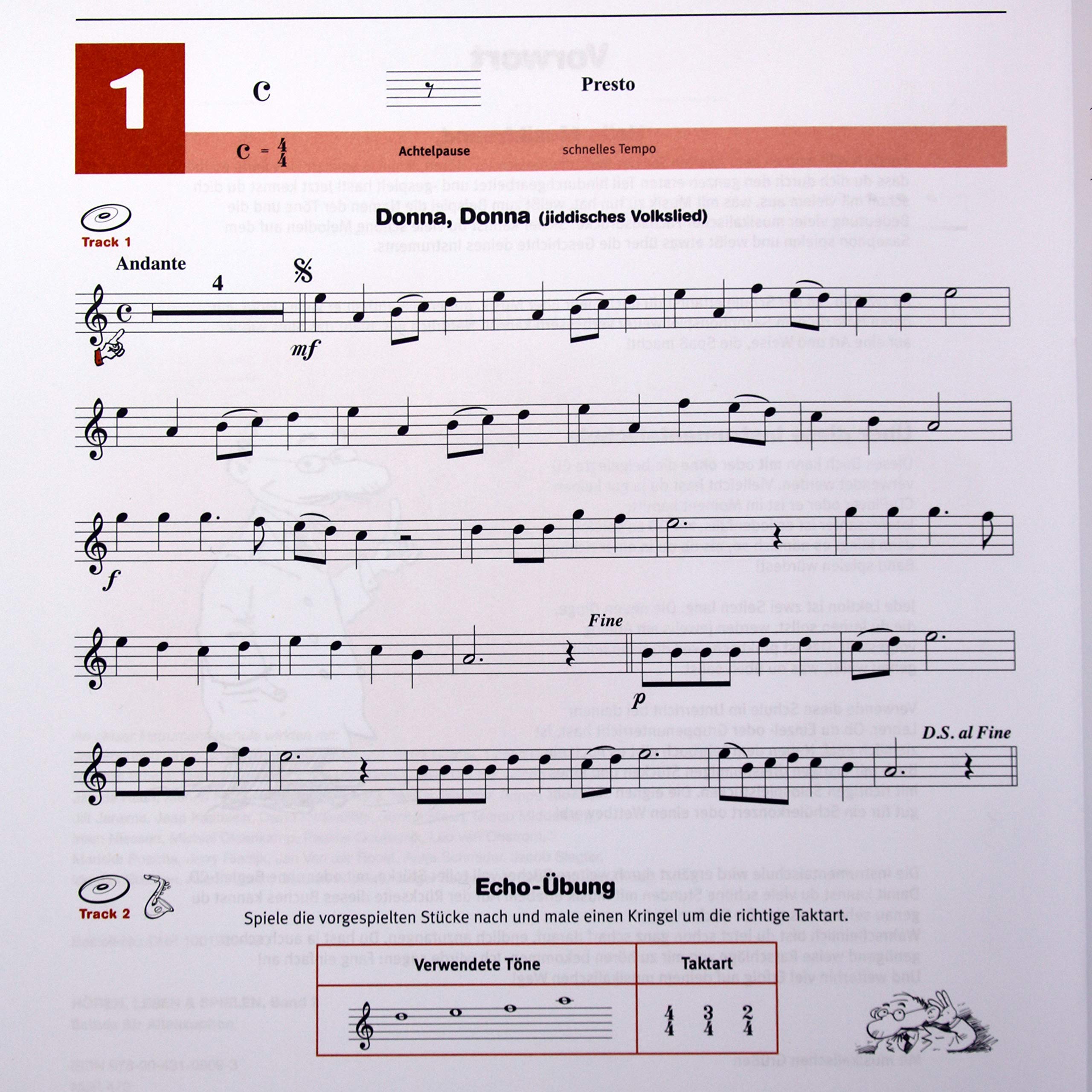Hören, Lesen & Spielen Band 2 - Schule für Altsaxophon (mit Audiotracks Online) - ISBN: 9789043163491 + Hochwertiges Poliertuch für Saxophon