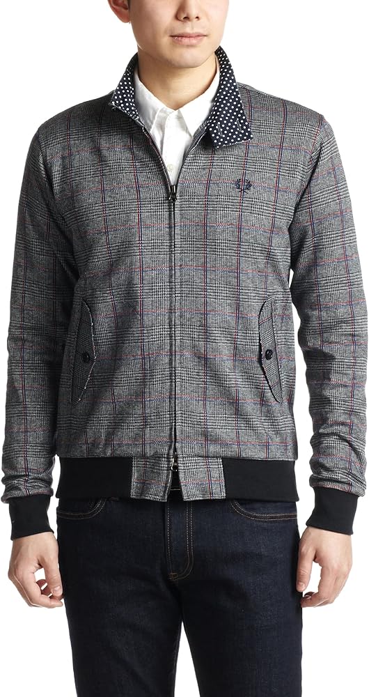 Amazon | (フレッドペリー)FRED PERRY ニットハリントンジャケット