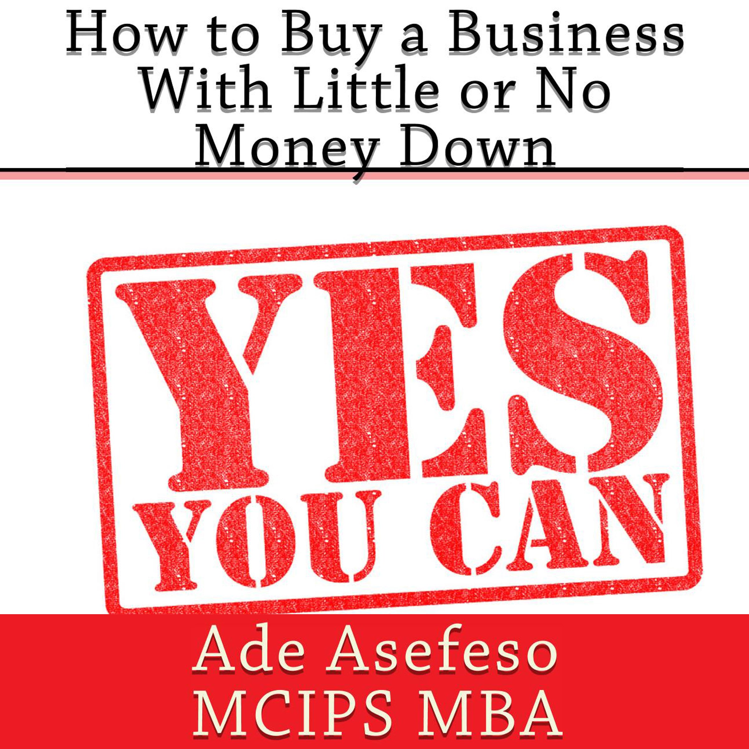 Cover art for How to Buy a Business with Little or No Money Down