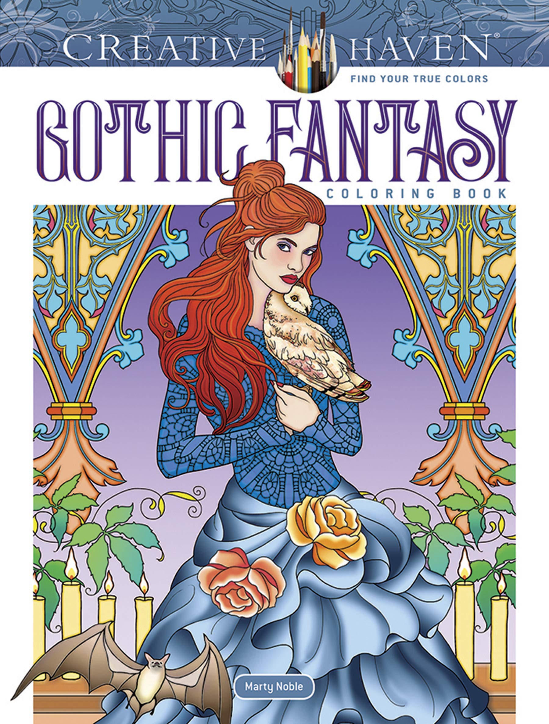 Dover Creative Haven Gothic Fantasy Coloring Book
